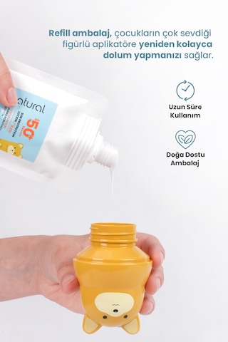 Bade Natural Çocuk Güneş Koruyucu Losyon Refill + Ayı Aplikatör