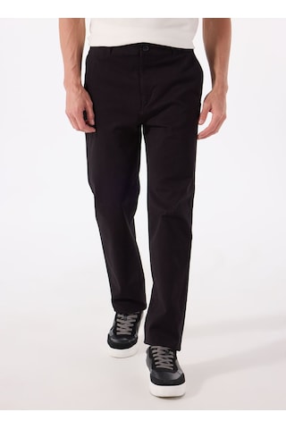 Wrangler Normal Bel Slim Fit Siyah Erkek Chino Pantolon Chino Pantolon - Wm01003001 Siyah