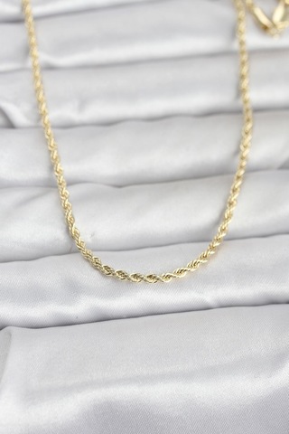 Clariss Cm 14k Gold Renk Burgu Model Zincirli 60 Cm Kadın Kolye Çok renkli