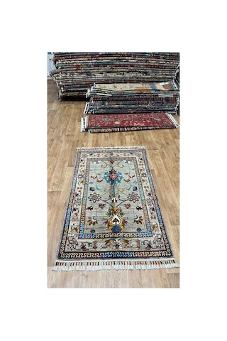 El Dokuma Afghan Halısı Bej