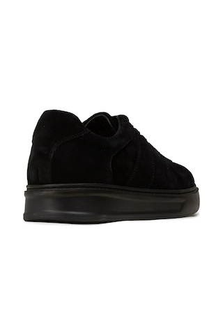 Deery Erkek Hakiki Süet Siyah Sneaker Ayakkabı - 02017msyhp01 Siyah