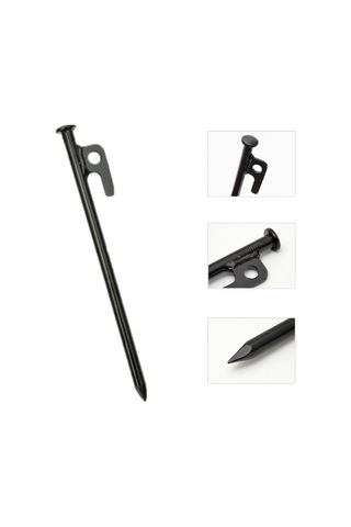 10 Adet 20cm Açık Kamp Rüzgar Geçirmez Sabit Kanopi Zemin Çivileri Çok Renkli