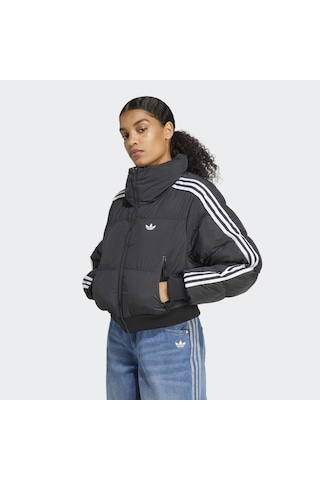 Adidas Jx2970 Cropped Puff Kadın Mont Siyah