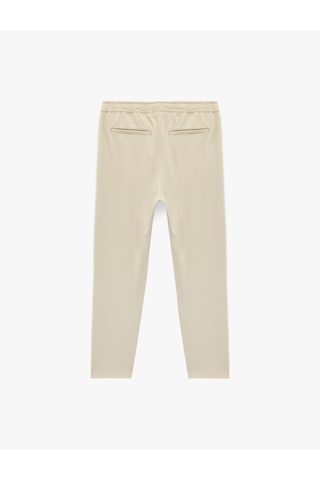 Koton Regular Fit Cepli Beli Bağcıklı Kumaş Pantolon Bej 6sam40014hw Ekru