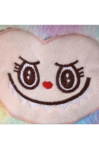 Moda Sevimli Karikatür Labubu Peluş Messenger Çanta Taşınabilir Büyük Kapasiteli Omuz Çantası