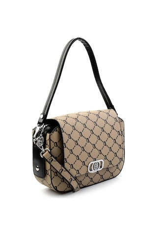Bambi Bej 1 Kadın Postacı Çanta C06636431451 Bej