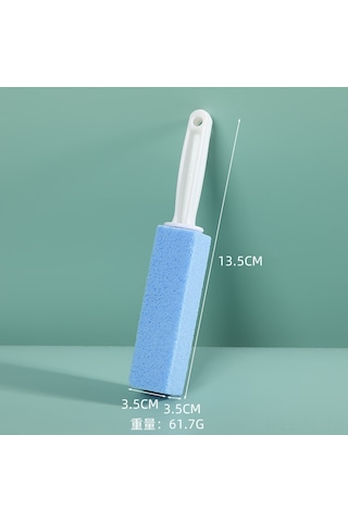 Lemestar Mavi Tuvalet Temizlik Fıstığı - Kayalık Taş Temizleme Çubuğu, Kolaysız Kullanim, Dayanıklı Malzemeyle Ev Bakımı Aracı Siyah