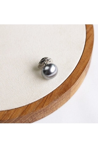 Flybuy 10 Adet İnci Çivi Tokası Şal İğnesi Yaka Düğmesi Broş Eşarp İğnesi Gümüş Çok Renkli