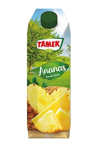 Tamek Ananas Nektarı 1 Lt X 6 Adet