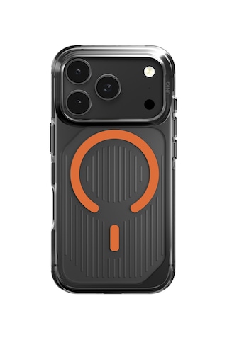 Apple Uyumlu iPhone 17 Pro Max Kılıf Combat Active Bilek Kayışı İle Kolay Taşıma Üç Katmanlı Koruyucu Kapak Siyah