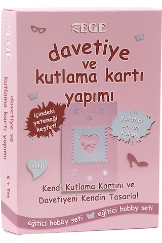 Davetiye İle Kutlama Kartı Yapımı Davetiye İle Kutlama Kartı Yapımı