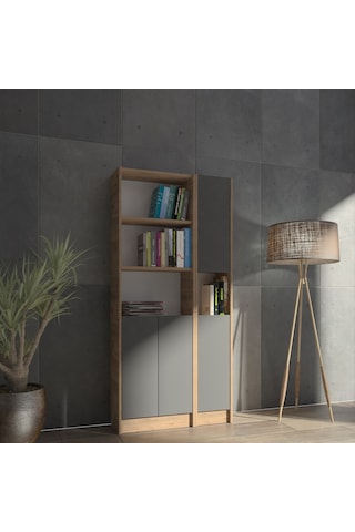 Kuta Flat85 Kitaplık 4 Kapaklı Kütüphane (487093647)