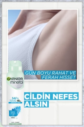 Mineral Saf&temiz Sprey Deodorant 3'lü Set