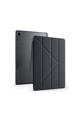 Samsung Galaxy Uyumlu Tab S6 Lite 2024 P620 10.4 İnç Katlanabilir Kalemlikli Standlı Akıllı Kılıf Kapaklı Kılıf