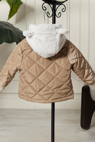 Benitto Kids Benittokids Erkek Bebek Çocuk Kulaklı Kapüşonlu Mont 51323 Camel