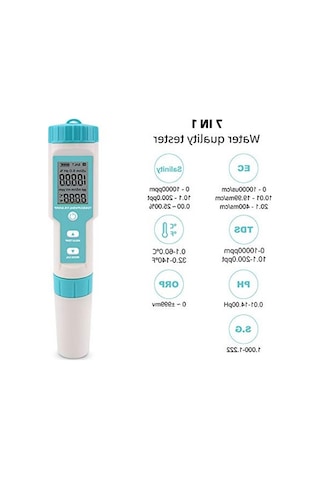 7'si 1 Arada Ph/tds/ec/orp Ölçüm Cihazı, Çok Fonksiyonlu Test Seti