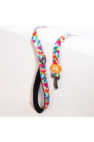 Mosaic Leash Kedi Köpek Sevk & Gezdirme Kayışı Köpek Uzatma Tasması-1,5cm Mavi