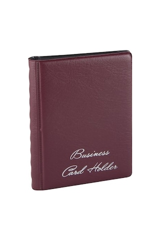 Biala 2 Sıralı 80 Kart Kapasiteli Kartvizitlik 11x13.5 Cm Siyah