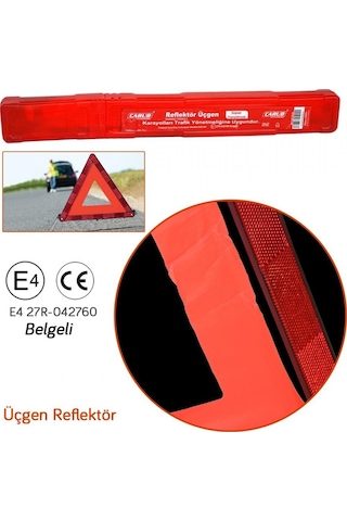 Üçgen Reflektör E4 27r042760 Belgeli