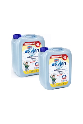 Bingo Oksijenli Çamaşır Suyu Limon Kokulu 4 Lt X 2 Adet 2'li Set