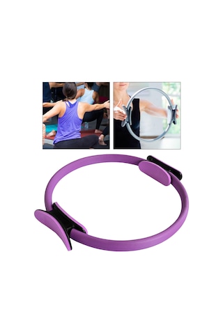 Suntek Pilates Ring Tonlama Uyluk Bacaklar Direnç Yoga Mor Mor