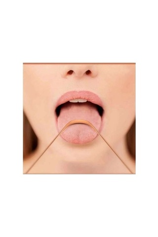 Yenilikçi Ürün Ağız Hijyeni Arındırıcı Bakım Dil Sıyırıcı Bakır Oil Pulling Hijyenik Dil Fırçası