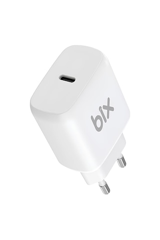 Bix BX-PD20TA 20W Type-C PD Hızlı Şarj Adaptörü