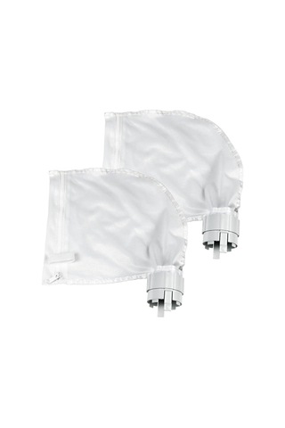 Polaris 360 Ve 380 Havuz Temizleyicileri İçin Fermuarlı Ve Ayarlanabilir Tasarımlı, Beyaz Yc'de 2'li Havuz Temizleme Filtre Torbası Seti