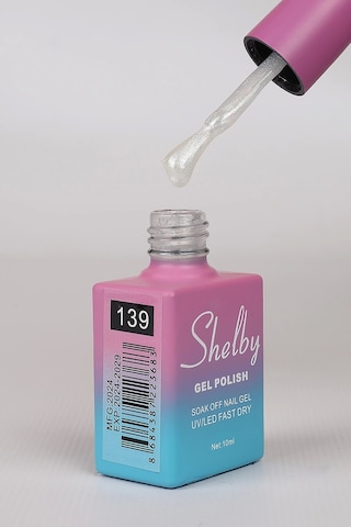 Shelby 10 Ml. A139 İnci Tozu Krom Kalıcı Oje