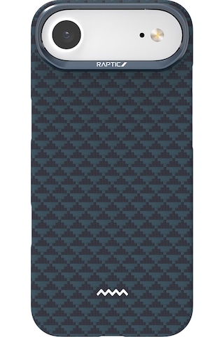 Apple Uyumlu iPhone 17 Air Kılıf M-safe Şarj Özellikli Raptic Aramid Skin Origin Serisi Kapak Lacivert