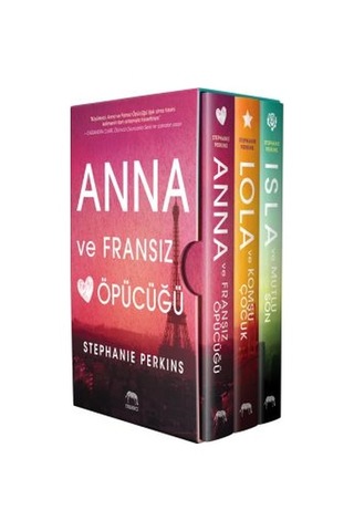 Anna Lola Isla Serisi Kutulu Set 3 Kitap + Anna Ve Fransız Öpücüğü