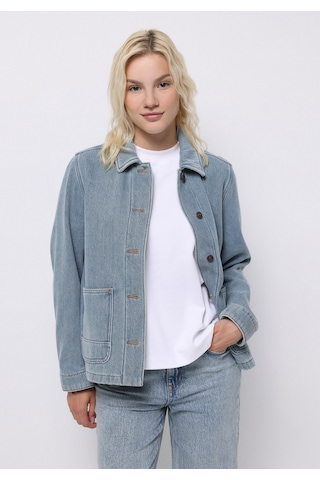 Colins Regular Fit Düğmeli Astarsız Kadın Mavi Ceket Cl1076229 Q1.v1 Dn44522 Denim