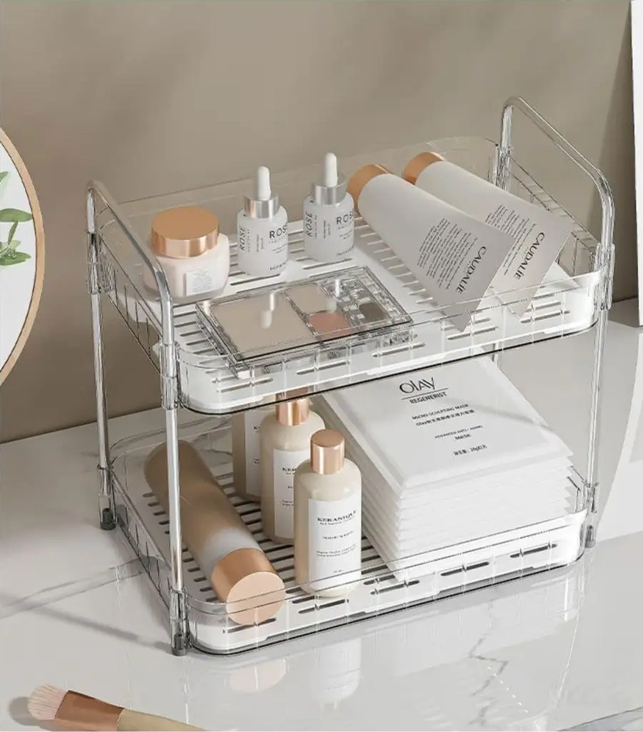 Domline Mutfak Ve Banyo İçin İki Katlı Masaüstü Raf 162046006 Beyaz