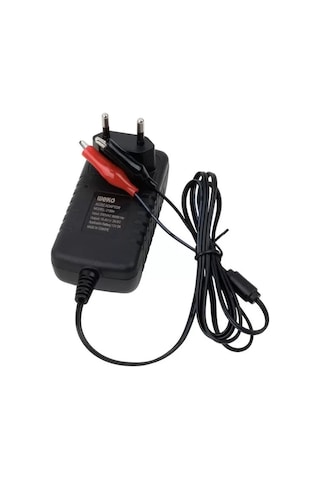 Weko 14.4 Volt - 2 Amper Krokodil Uçlu Kırmızı Yeşil Ledli Yerli Üretim Akü Şarj Out :12v-2a