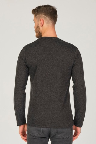 V4001 Dewberry Erkek Sweatshırt-siyah Siyah