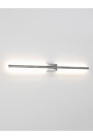 Maxi Lüks Duvar Ayna Banyo Tablo Aplik 80 Cm Krom 3000 K Günışık Krom
