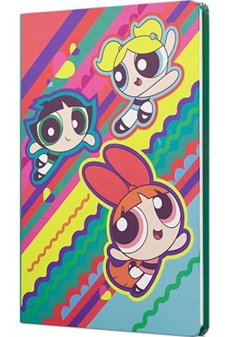 Mabbels Sert Kapak Butik Defter The Powerpuff Girls Yeşil 80 YP 15x21 DFT-388142 Yeşil