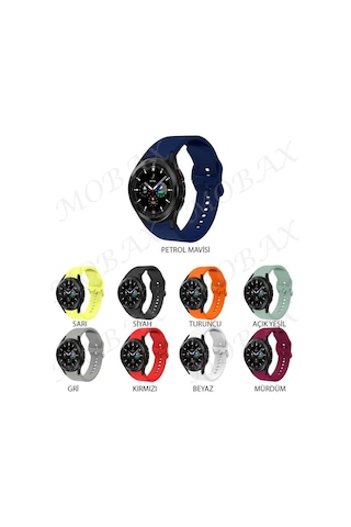 Samsung Uyumlu Galaxy Watch 4 Classic 42Mm Kordon Silikon Kordon