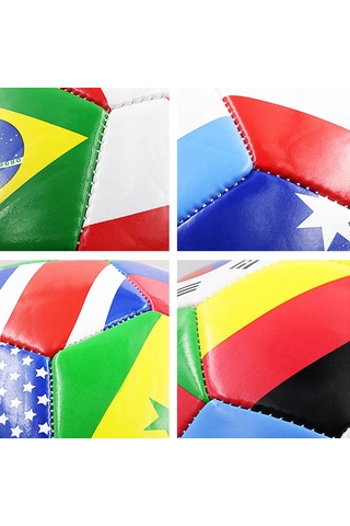 Wholesale11 Profesyonel Futbol Futbol Topu Boyutu 5. Kırmızı Çok Renkli