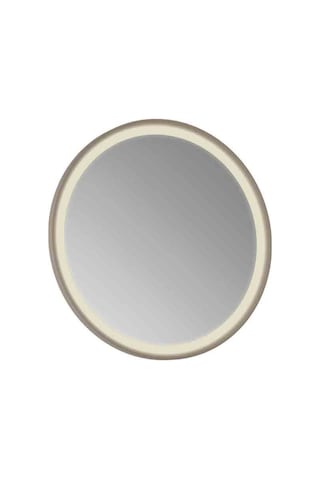 Creavit Patara Yuvarlak Led Ayna 60 Cm Mat Cappuccino Cam