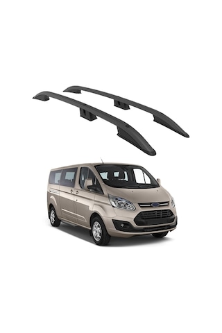 Ford Custom 2012-2023 / Uzun Şasi Turtle Crown Tavan Çıtası Siyah