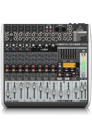 Behringer Qx1222Usb Premium 16 Girişli 2/2 Bus Mixer Fx