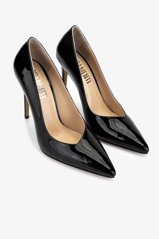 Valmenti Kadın Hakiki Deri Siyah Rugan Topuklu Ayakkabı 1027 249 Bn Ayk Y25 Sıyah Rgn Siyah Rugan