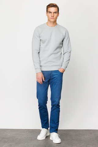 Igs İgs Erkek Açık Gri Standart Bisiklet Yaka Sweatshirt Açık Gri