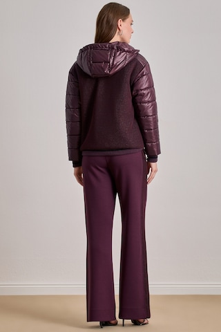 Günlük Giyim Bordo Kapitoneli Mont Bordo