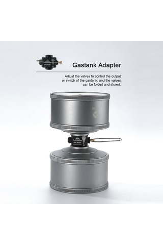 Geeksen Kamp Malzemesi: Dağ Gaz Tankı Adaptörü, Gaz Doldurma, Basınç Salma, Tek Tıklamayla Kapatma, Preventif Jant Korumalı, Bakır-alüminyum Siyah