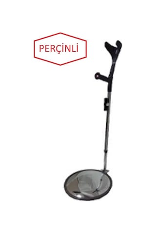 Ags - Araç Altı Arama Aynası. 30 Cm Çap. Çift Ayarlı. Perçinli Gri