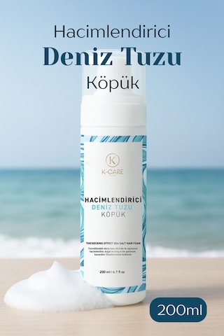 K K-care Cosmetics Hacimlendirici Deniz Tuzu Köpük 200 ML