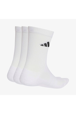 Adidas Cushioned Sportswear Bilekli 3lü Unisex Beyaz Antrenman Çorabı Jz0530