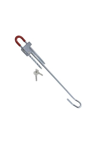 Oto Emniyet Kilidi Anahtarlı Pedal + Direksiyon Kilitleyici 60 Cm